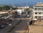 view towards Kilimanjaro from terrace of Kindoroko Hotel